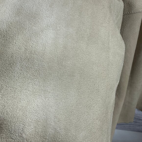 Vintage Dsquared 2 Button Down Natural Suede Maxi Skirt With Pockets Size 40/S - Picture 11 of 14